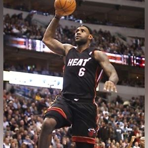 NBA Miami Heat #6 LeBron James men’s jersey
